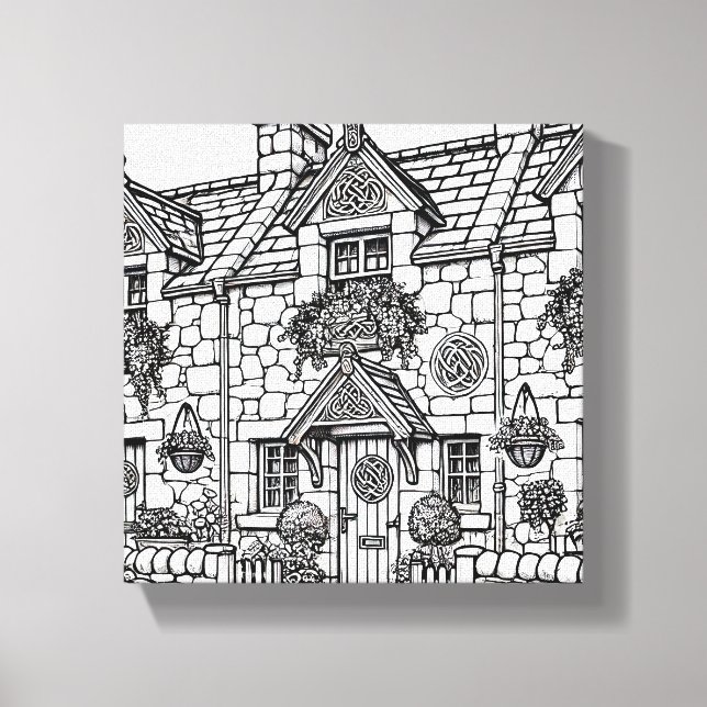 Impressão Em Tela Terrace House nº 9 (Frente)