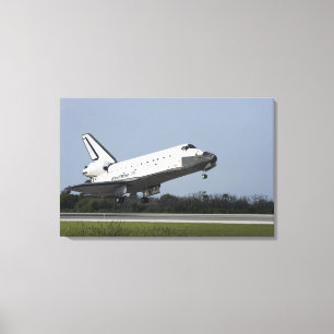 Impressão Em Tela Terras da descoberta do vaivém espacial na pista