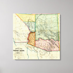 Impressão Em Tela Território da arizona