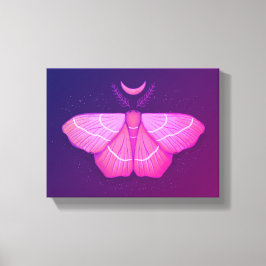 Impressão Em Tela Testemunha Lua Roxo-Roxo-Alcoia