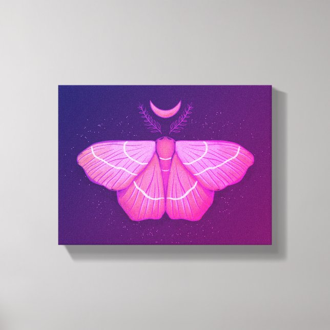 Impressão Em Tela Testemunha Lua Roxo-Roxo-Alcoia (Frente)