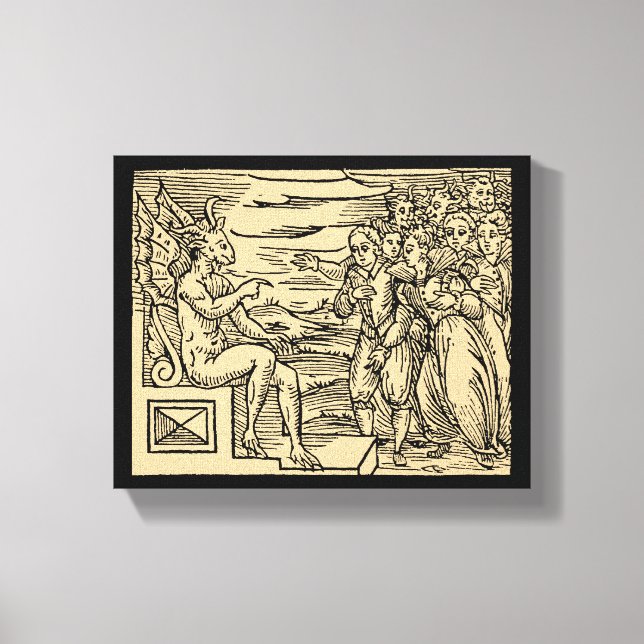 Impressão Em Tela Testemunhas De satã Tomam Seu Nome 8x10 (Frente)