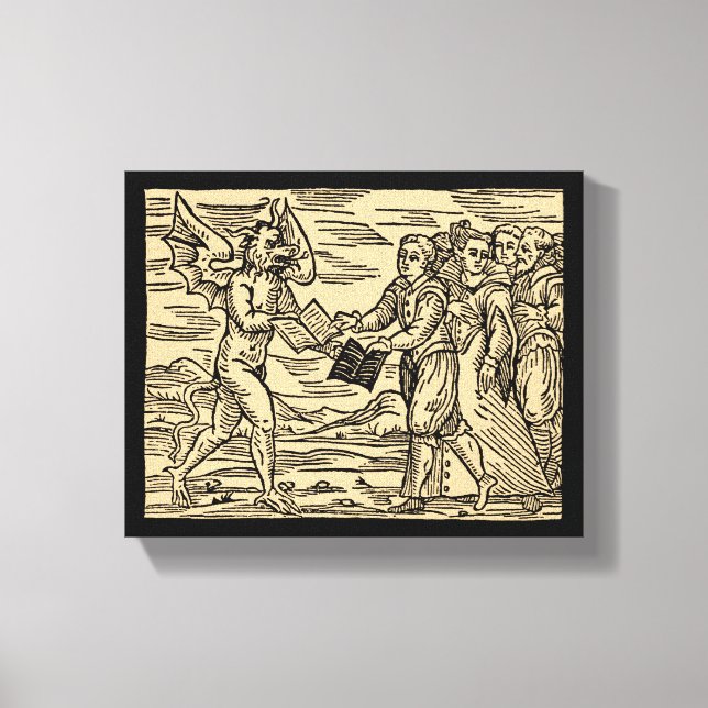 Impressão Em Tela Testemunhas de satã Trocam Textos 8x10 (Frente)