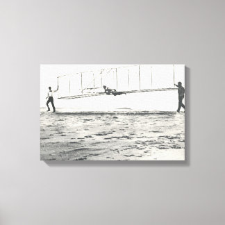 Impressão Em Tela Testes de Glider dos Irmãos Wright