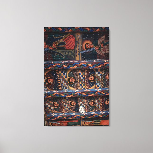 Impressão Em Tela Teto Dos Anjos, Mosteiro De Abba Pantaleon (Frente)