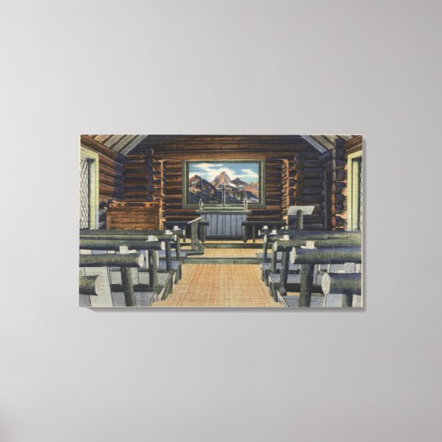 Impressão Em Tela Teton National Park, WY - A Alteração (Frente)