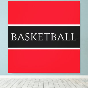 Impressão Em Tela Texto com faixas de BAIXO preto-branco preto-claro