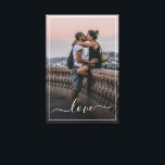 Impressão Em Tela Texto Personalizado de Citação de Amor Simples de<br><div class="desc">Texto romântico bonito do Amor escrito em fonte na moda elegante. Com a opção de personalizar ou personalizar com fotos de sua escolha. Manutenção exclusiva,  aniversário,  aniversário,  presente de Dia de os namorados ou estocador de Natal. Facilmente personalizável com uma fotografia da sua escolha.</div>