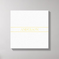Texto Personalizável Elegante Simples | Branco Dou