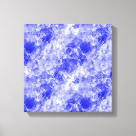 Impressão Em Tela Textura Azul Amassada