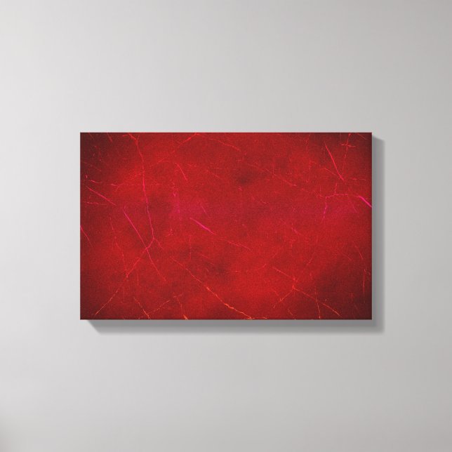 Impressão Em Tela Textura de Abstrato vermelho de sangue com manchas (Frente)