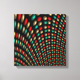 Impressão Em Tela Textura de bolinhas arte fractal