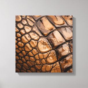 Impressão Em Tela Textura do Gator