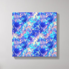 Impressão Em Tela Textura Enrugada Azul Azure
