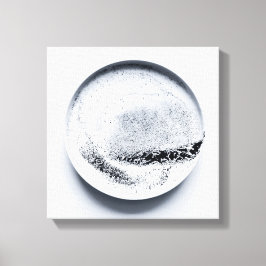 Impressão Em Tela Textura monocromática de café abstrato art 7