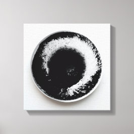 Impressão Em Tela Textura monocromática em café abstrato art 15