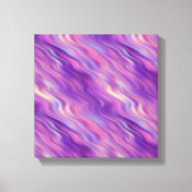 Impressão Em Tela Textura Ondulada Violeta Roxo (Frente)