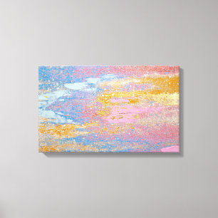 Impressão Em Tela textura pastel abstrata da pintura com mancha do