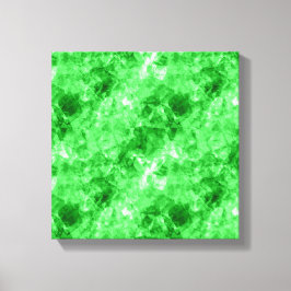 Impressão Em Tela Textura Verde Amassada