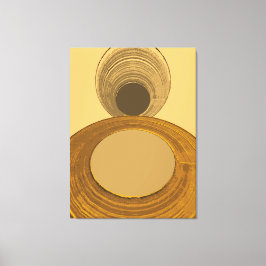 Impressão Em Tela Textured Gold Abstract Geometric Contemporary