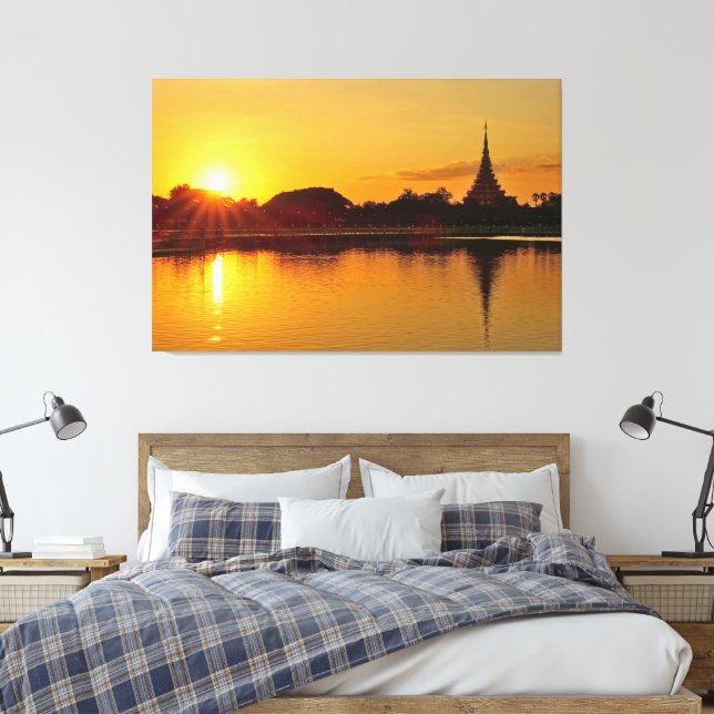 Impressão Em Tela Thailand - sunset in Khon Kaen (Insitu(Quarto))