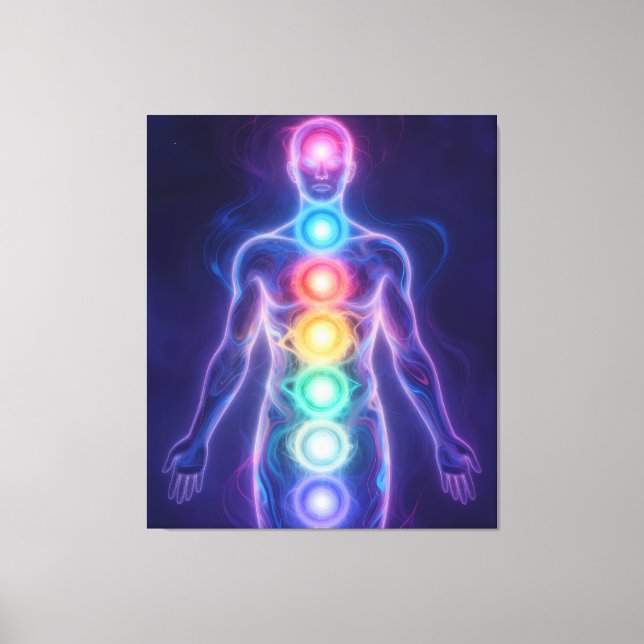 Impressão Em Tela  The 7 Chakras (Frente)