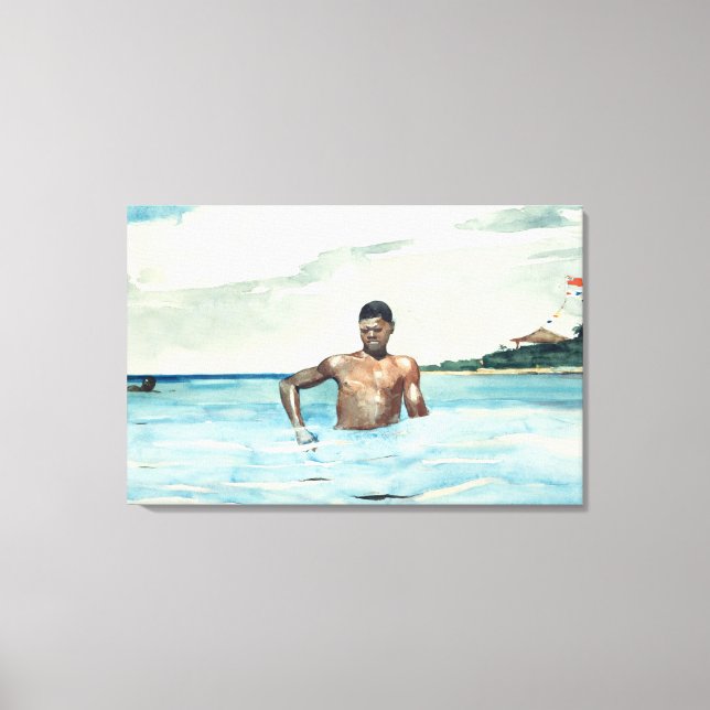 Impressão Em Tela The Bather, 1899 (Frente)