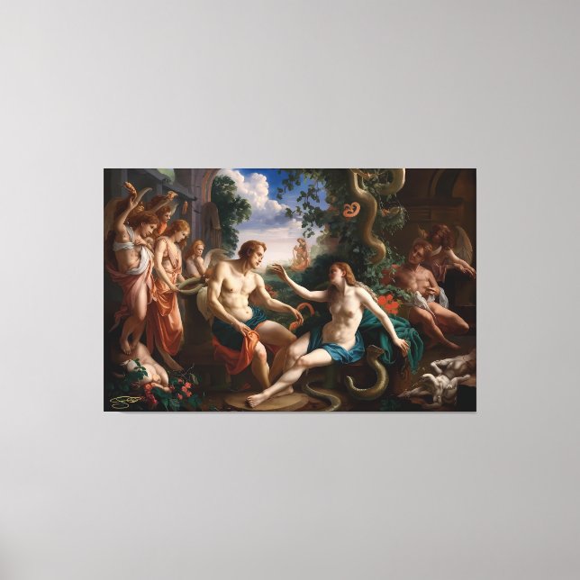 Impressão Em Tela The Beginning of the Lie (Frente)