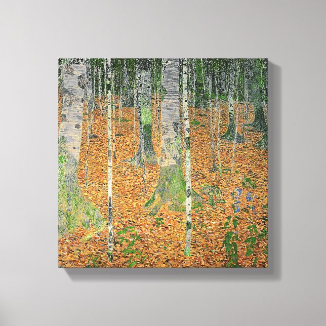 Impressão Em Tela The Birch Wood, 1903 (Frente)