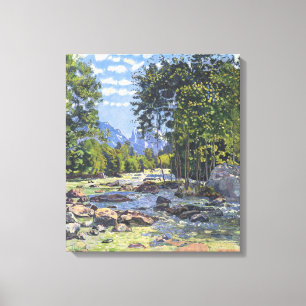 Impressão Em Tela The Black Lutschina (de Ferdinand Hodler)