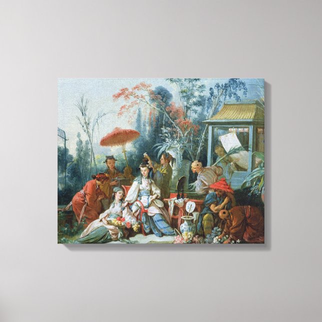 Impressão Em Tela The Chinese Garden, c.1742 (Frente)