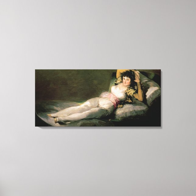 Impressão Em Tela The Clothed Maja, c.1800 (Frente)