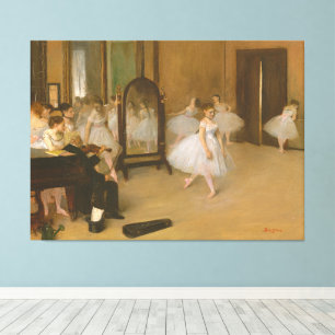 Impressão Em Tela The Dancing Class (1870) Edgar Degas