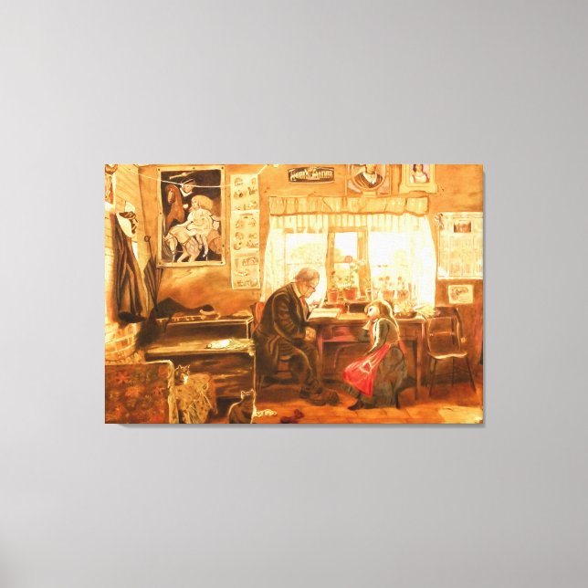 Impressão Em Tela The Echo of 1000 Hours (Frente)