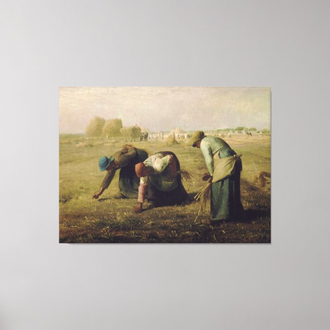 Impressão Em Tela The Gleaners por Jean-François Millet 1857 (Frente)