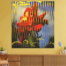 Impressão Em Tela The Golden Captivity of the Rose