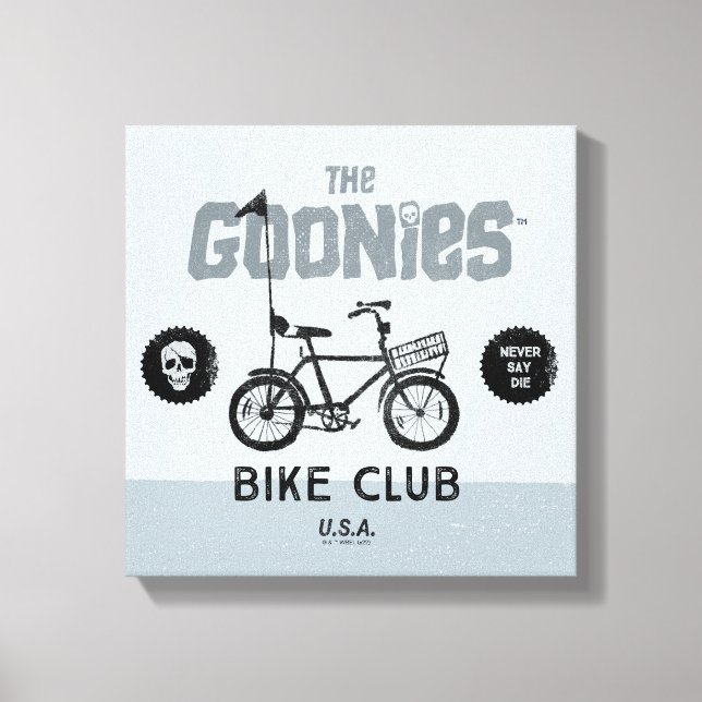 Impressão Em Tela The Goonies Bike Club U.A. (Frente)