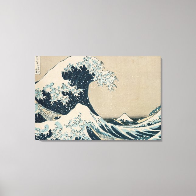 Impressão Em Tela The Great Wave off Kanagawa (Frente)