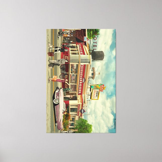 Impressão Em Tela The Hitchhickers (Frente)