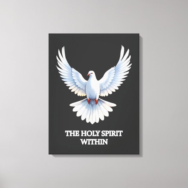 Impressão Em Tela The Holy Spirit Within (dove) 1 (Frente)