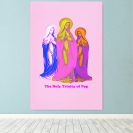 Impressão Em Tela The Holy Trinity of Pop Vierges Marie Multicolores