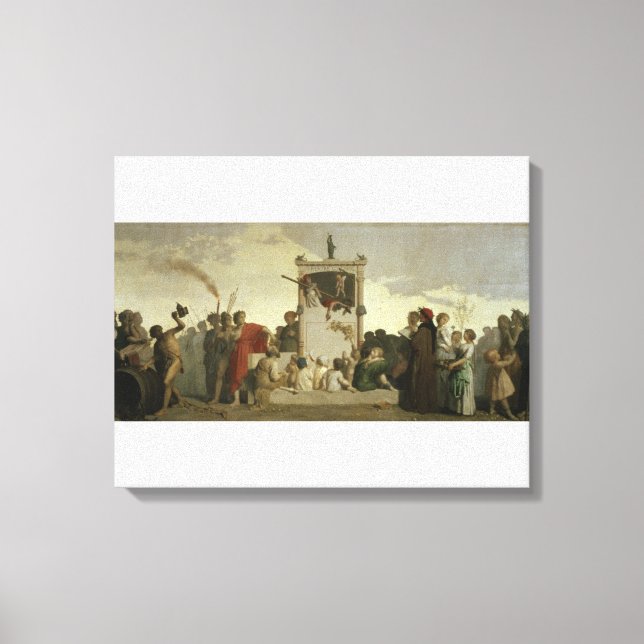 Impressão Em Tela The Human Comedy, c.1852 (Frente)