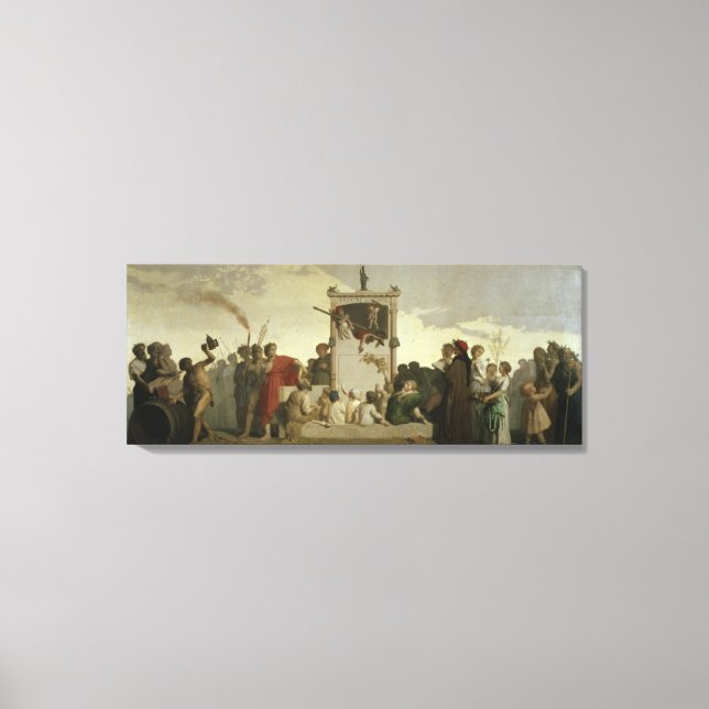 Impressão Em Tela The Human Comedy, c.1852 (Frente)