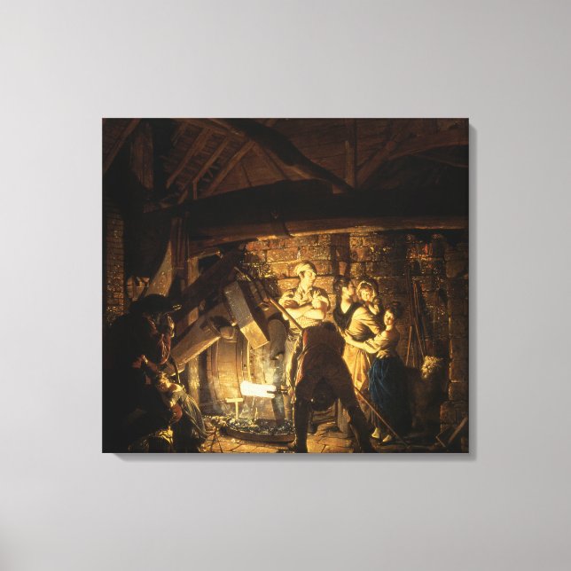 Impressão Em Tela The Iron Forge, 1772 (Frente)