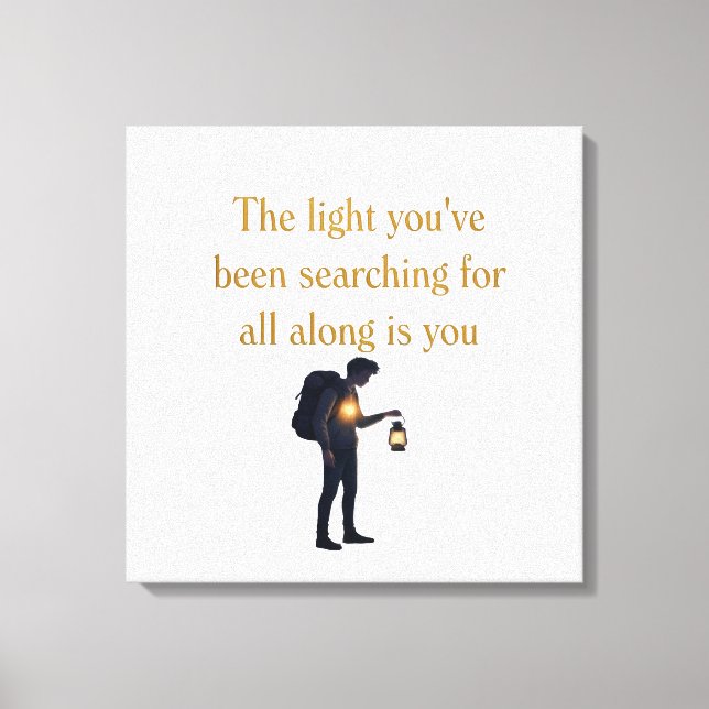 Impressão Em Tela The light is you iPad Smart Cover (Frente)