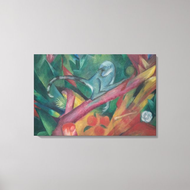 Impressão Em Tela The Little Monkey (1912) por Franz Marc (Frente)