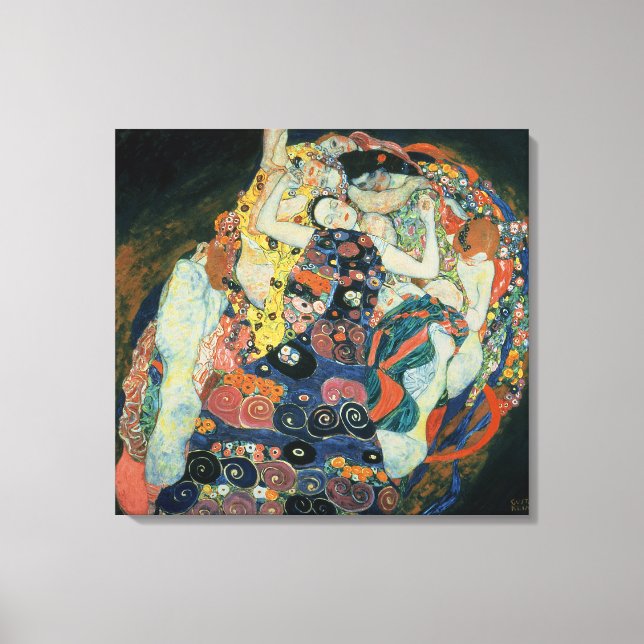 Impressão Em Tela The Maiden, 1913 (óleo na canvas) (Frente)