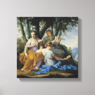 Impressão Em Tela The Muses, Clio, Euterpe e Thalia, c.1652-55