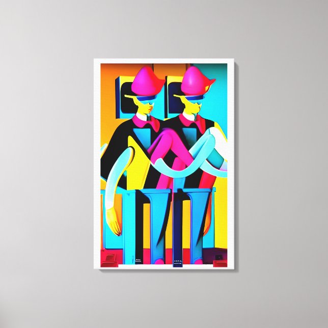 Impressão Em Tela The Muster Drill (Frente)