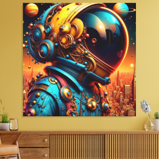 IMPRESSÃO EM TELA THE NEW WORLD MAN